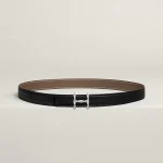 H Torsade belt buckle & Reversible leather strap 24 mm - Image 2